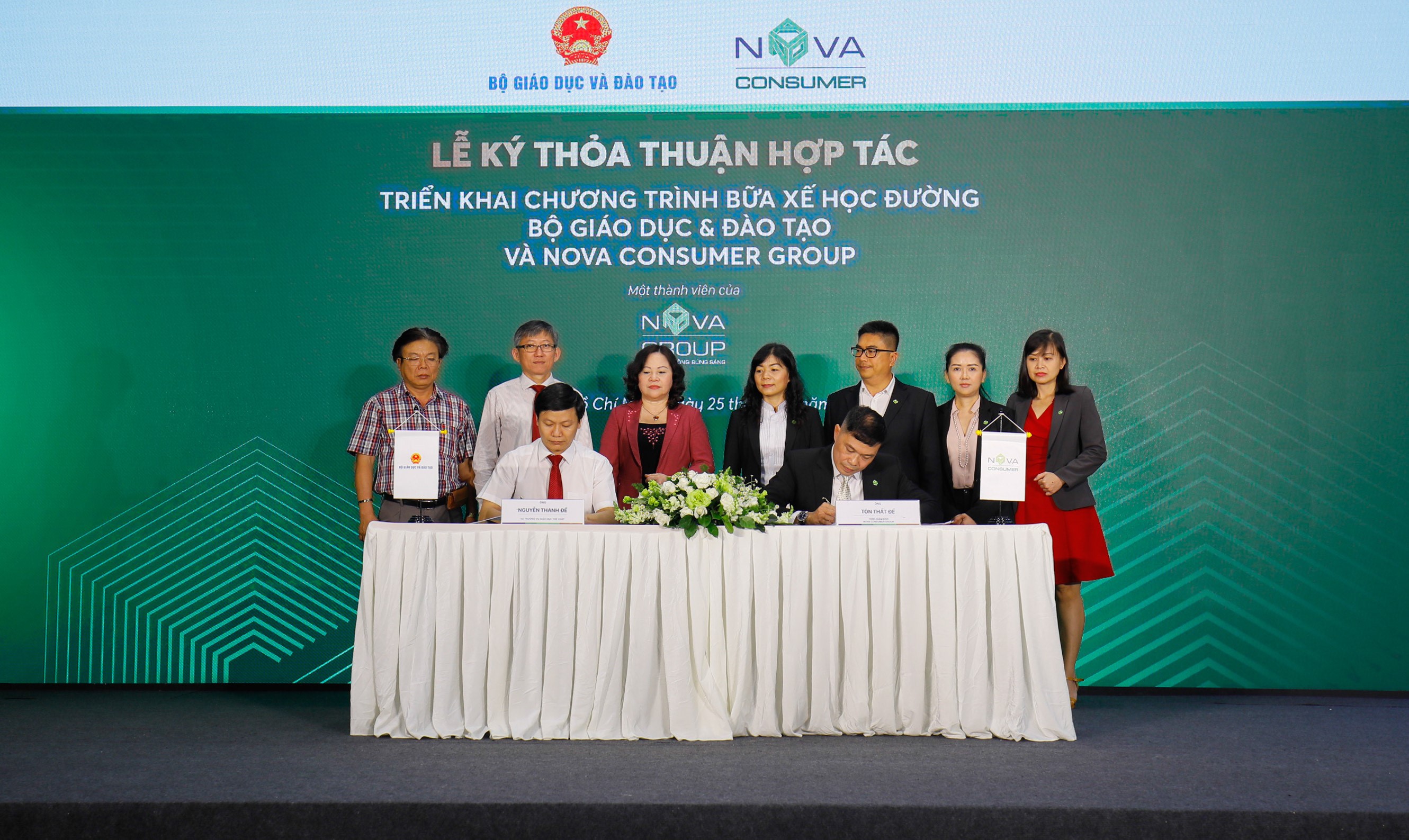 Nova Consumer Group hợp tác cùng Bộ GD&ĐT triển khai chương trình Bữa xế học đường